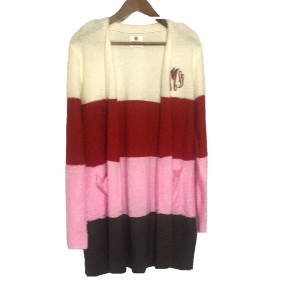NWOT Marley Lilly Monogrammed Cardigan Sz S/M - Picture 1 of 7